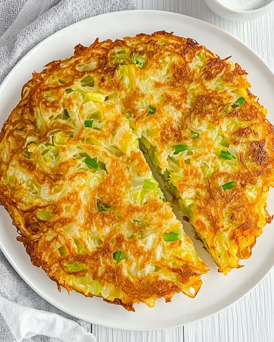 Delicious Cabbage Pancake shot