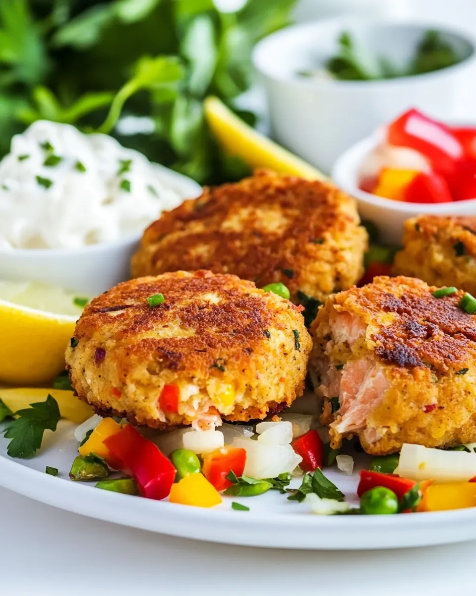 Homemade Cajun Salmon Cakes photo