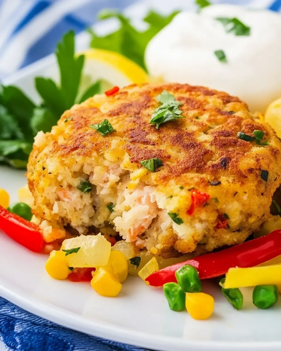 Classic Cajun Salmon Cakes image