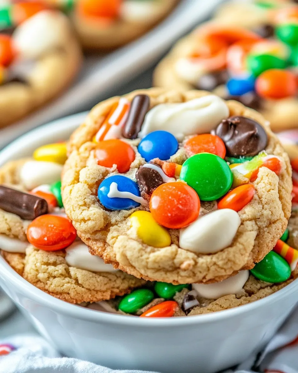 Homemade Candy Overload Cookies picture