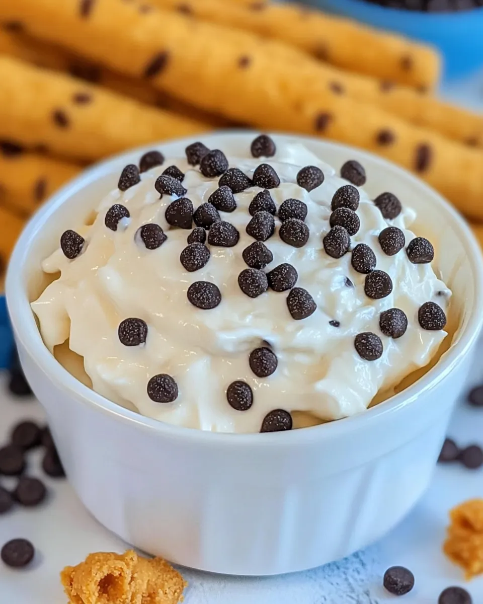 Delicious Cannoli Cream Dip shot