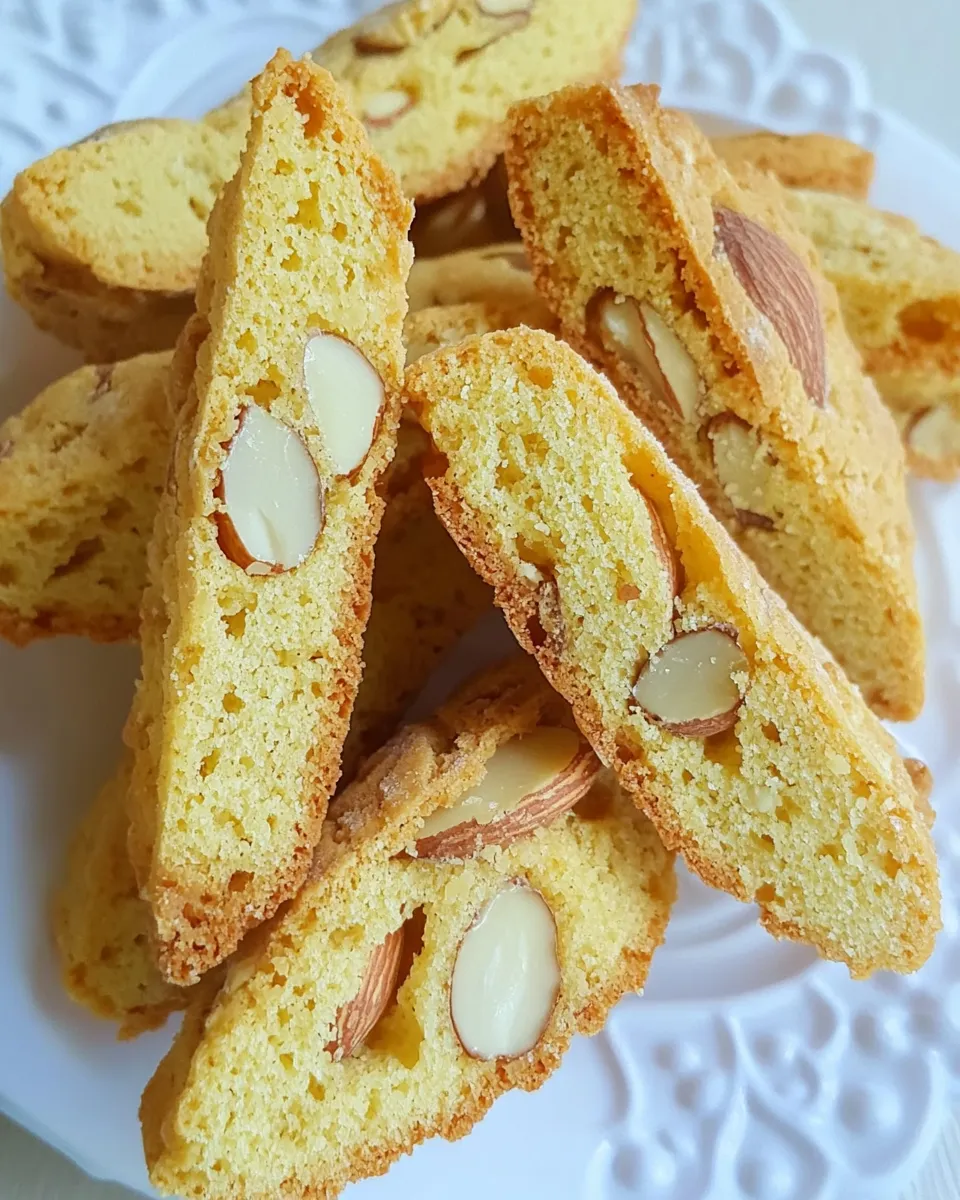 Homemade Cantucci (Italian Almond Cookies) photo