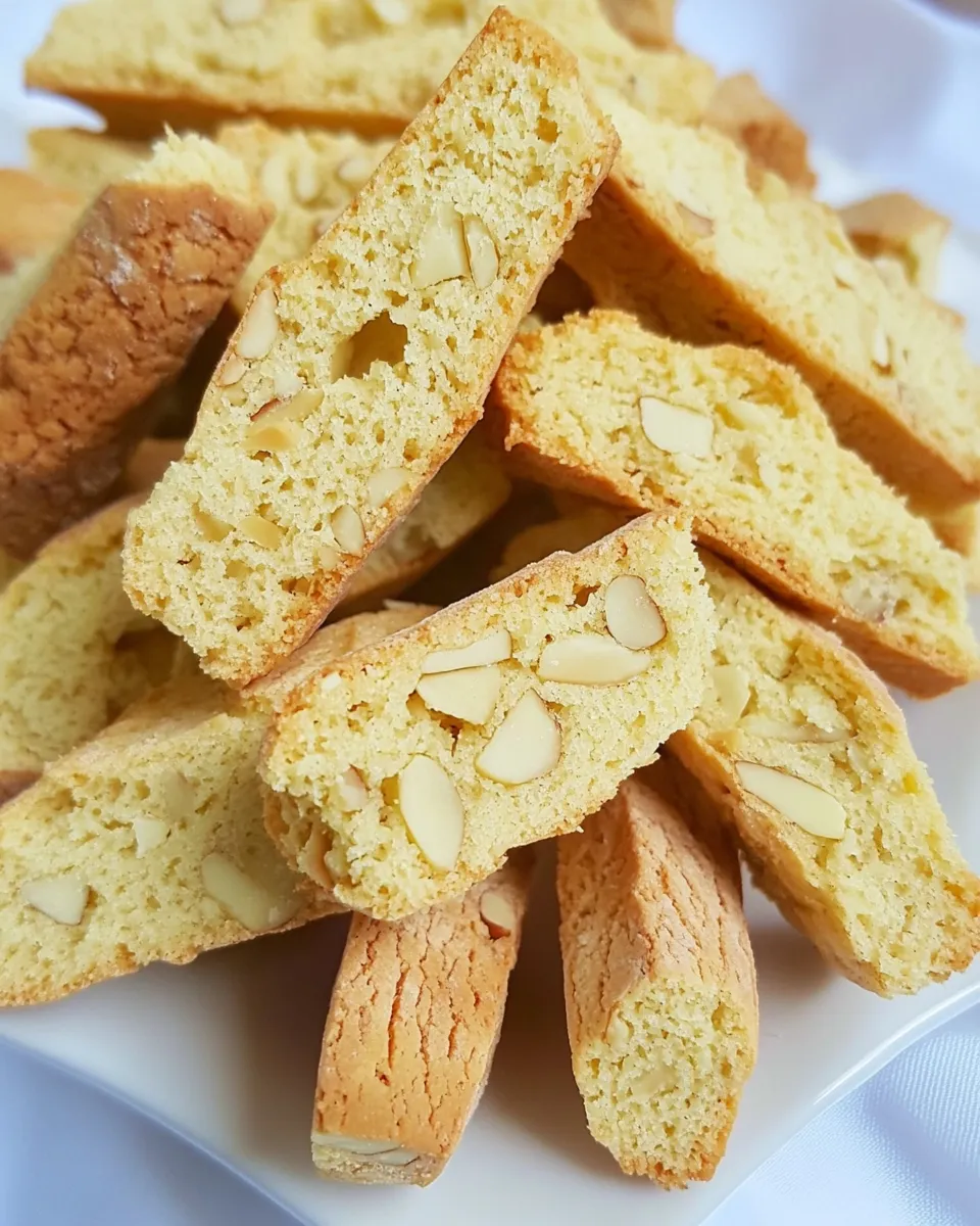 Delicious Cantucci (Italian Almond Cookies) shot