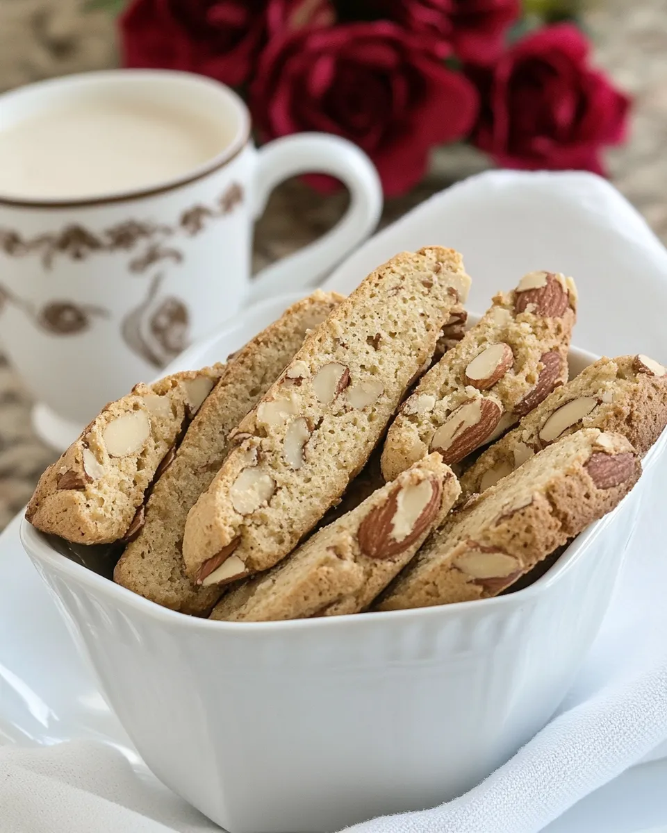 Delicious Cantuccini AKA Almond Biscotti shot