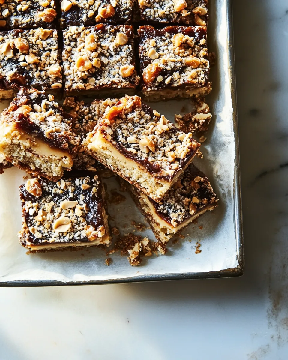 Easy Carmelita Bars food shot