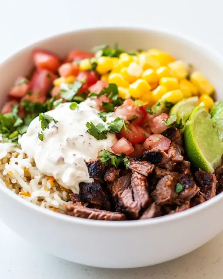 Homemade Carne Asada Burrito Bowls recipe photo