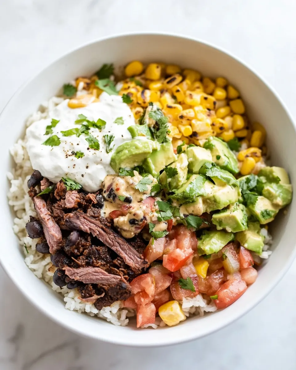 Delicious Carne Asada Burrito Bowls picture