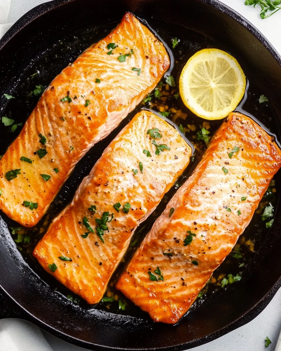 Homemade Cast Iron Salmon recipe photo