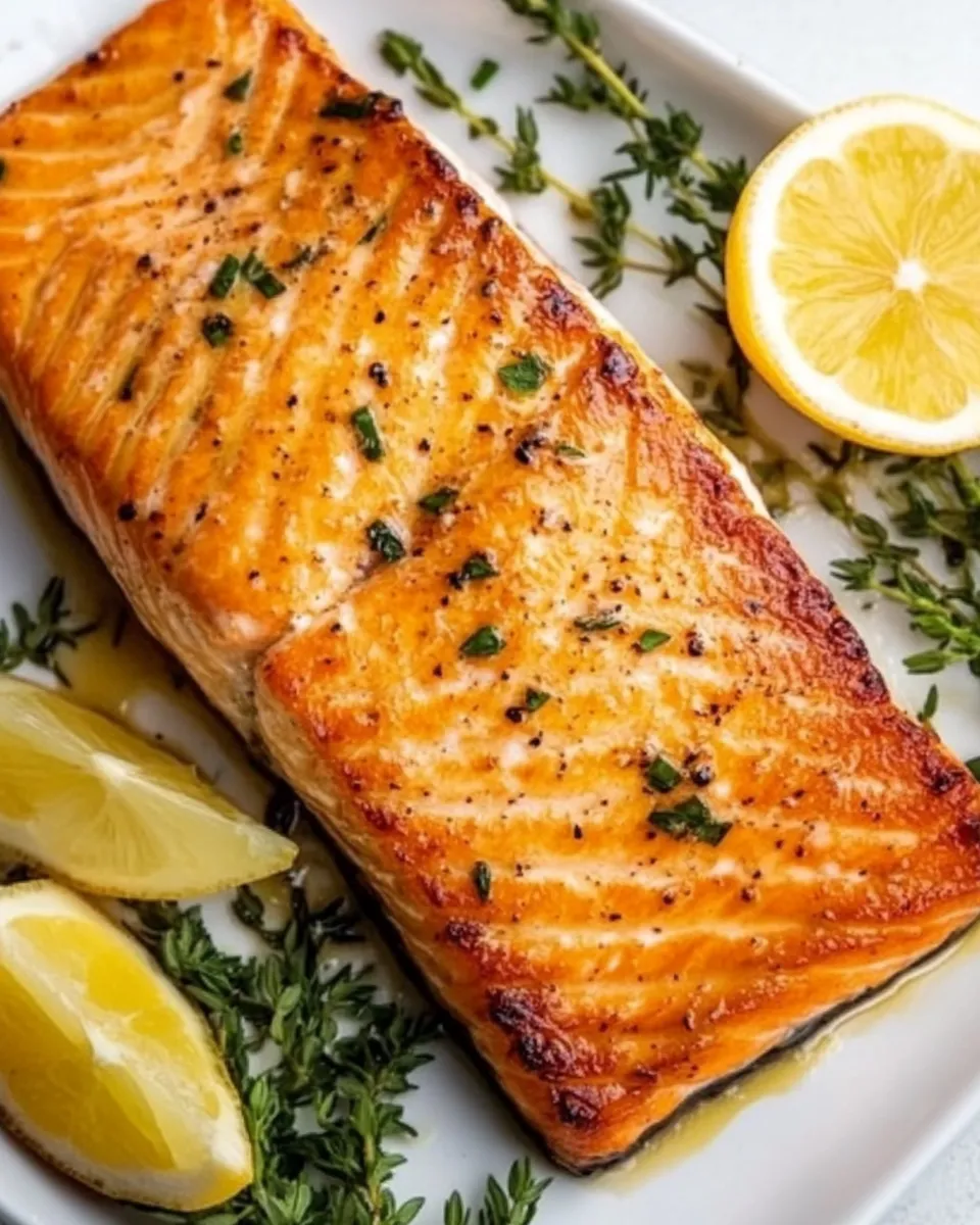 Savory Cast Iron Salmon shot