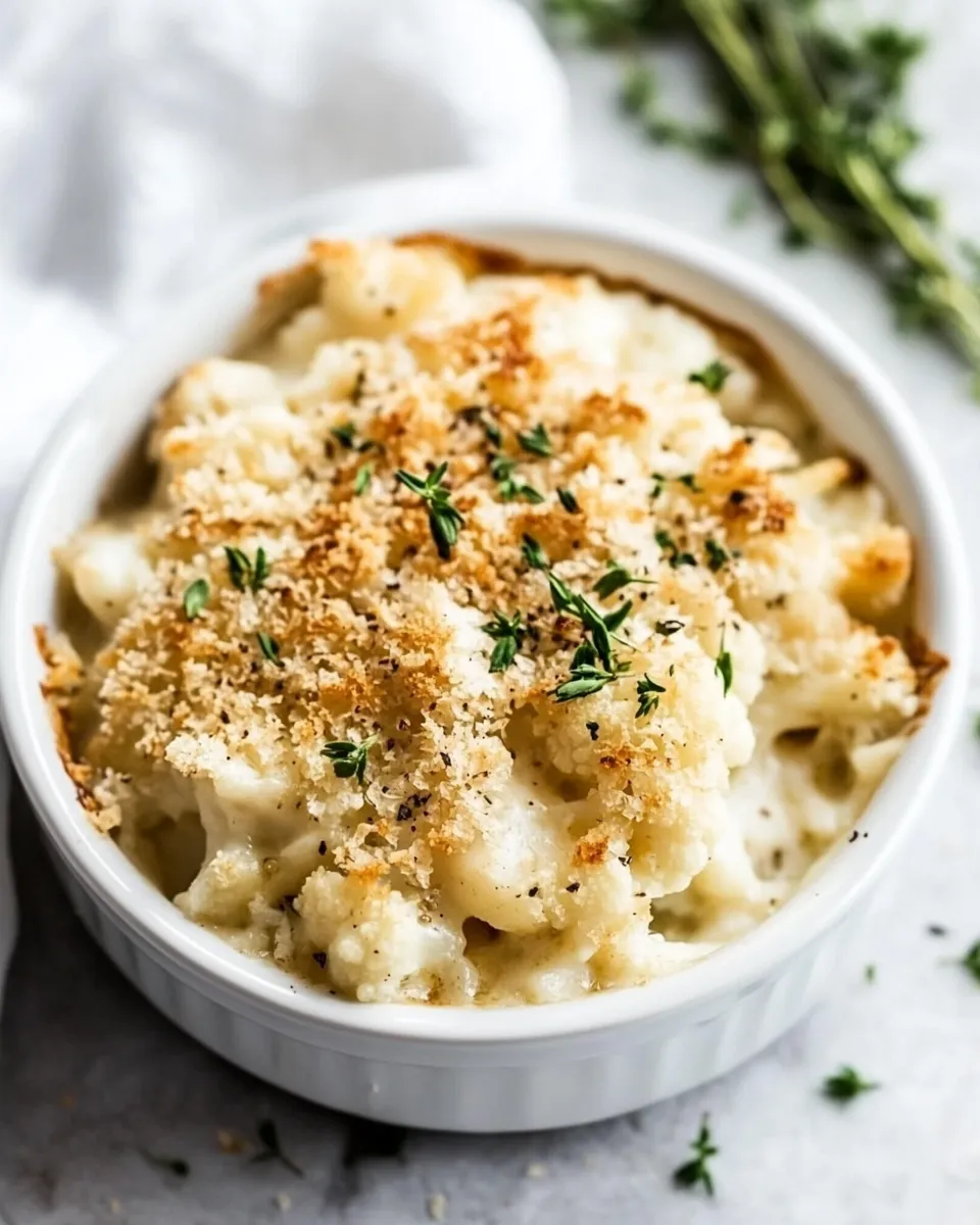 Classic Cauliflower Au Gratin Recipe image