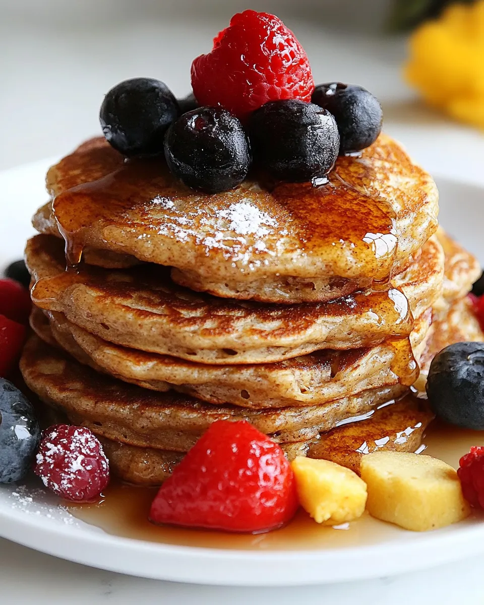 Homemade Cereal Pancakes photo