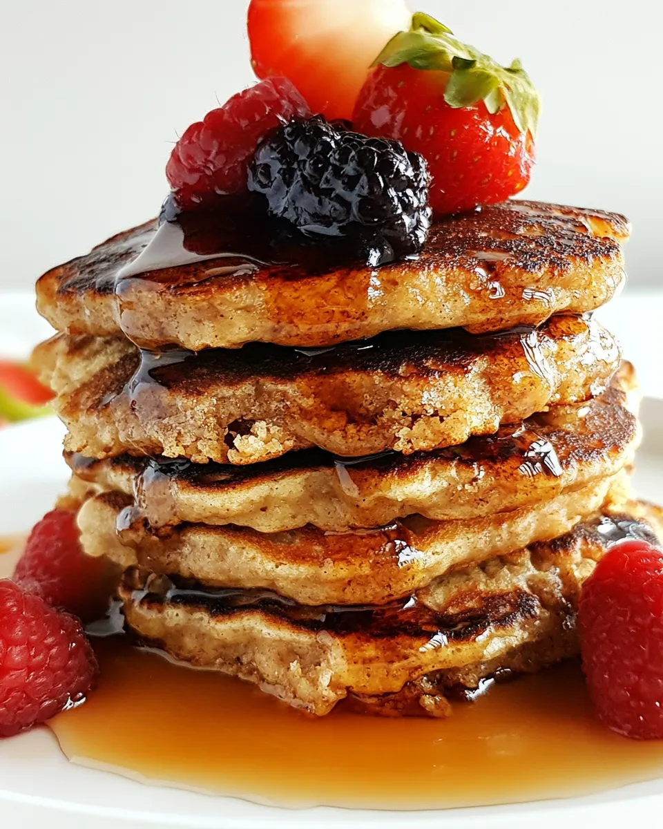Delicious Cereal Pancakes shot