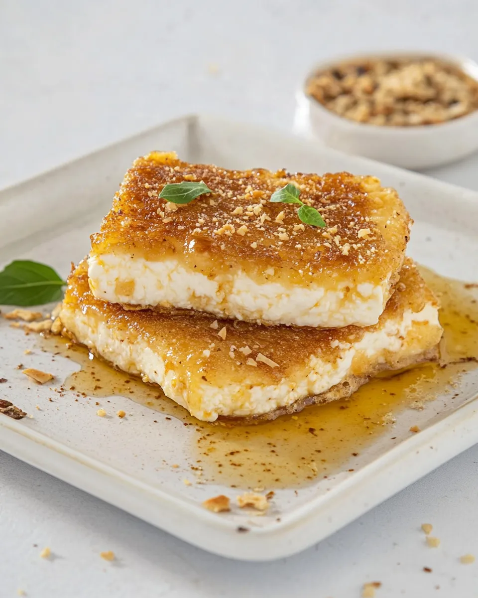 Easy Cheese Saganaki: Fried Feta Cheese picture