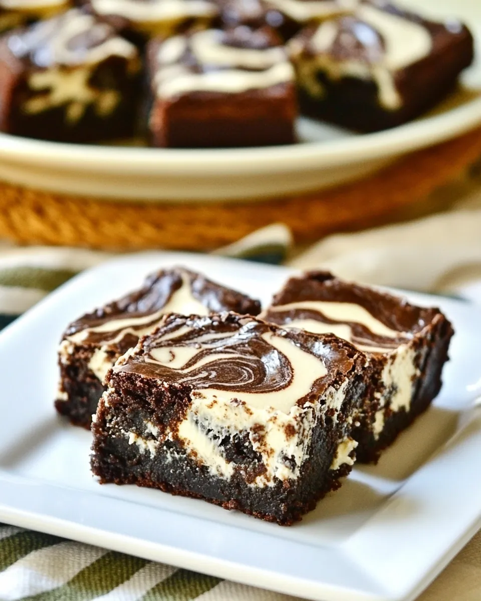 Easy Cheesecake Brownies With Irish Cream picture