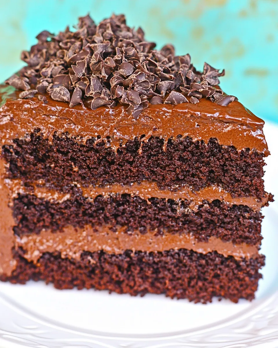 Classic Cheesecake Factory Chocolate Blackout Cake Recipe image