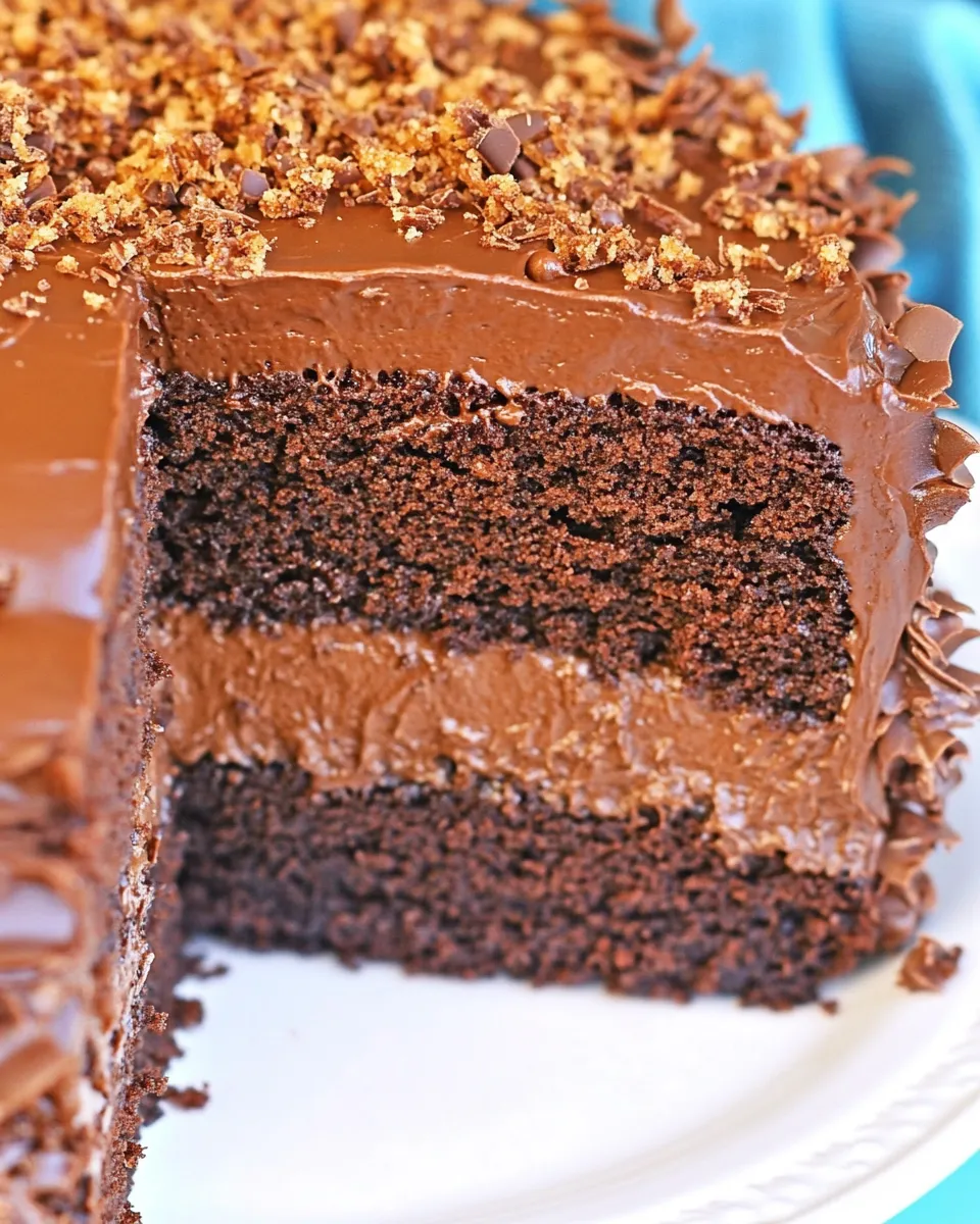 Delicious Cheesecake Factory Chocolate Blackout Cake Recipe shot