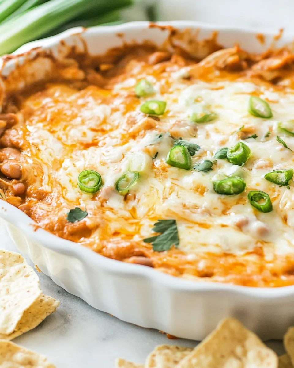 Classic Cheesy Bean Dip recipe image