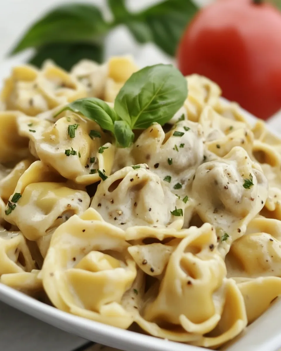 Classic Cheesy Tortellini Pasta image