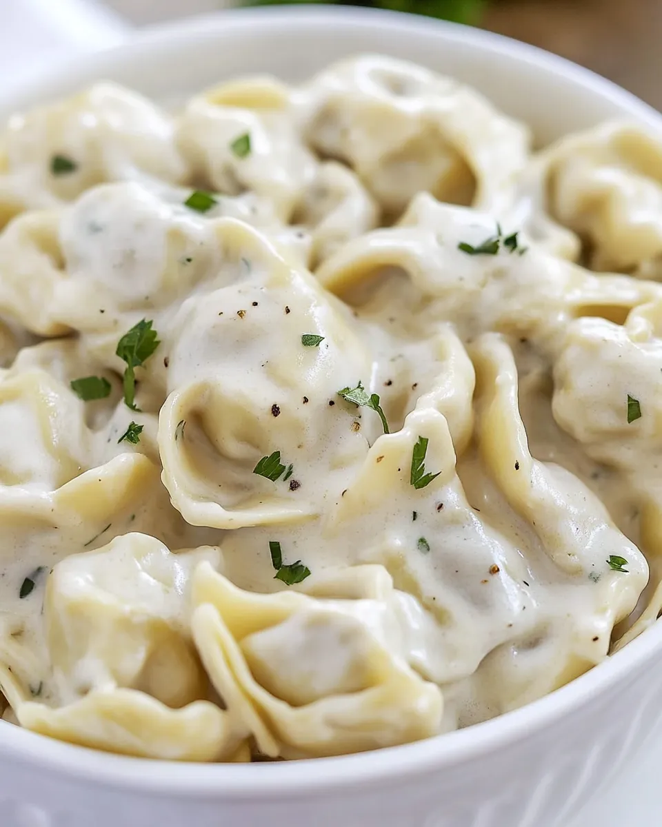 Easy Cheesy Tortellini Pasta picture