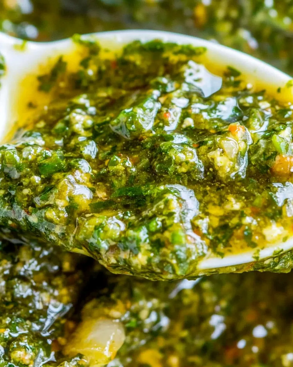 Delicious Chermoula Sauce shot