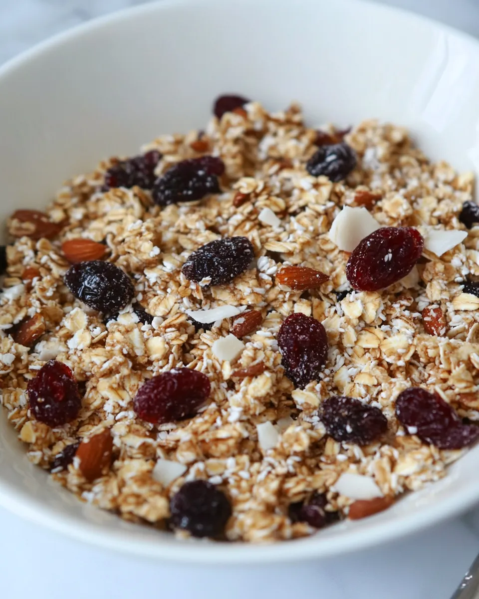 Homemade Cherry Coconut Muesli photo