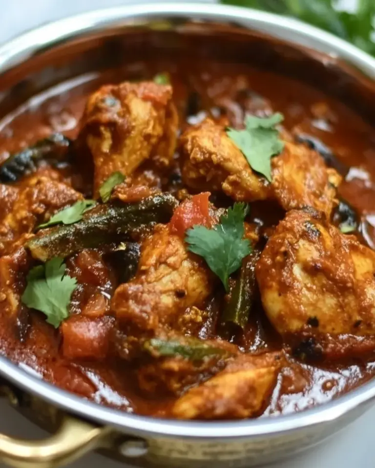 Homemade Chettinad Chicken Curry photo