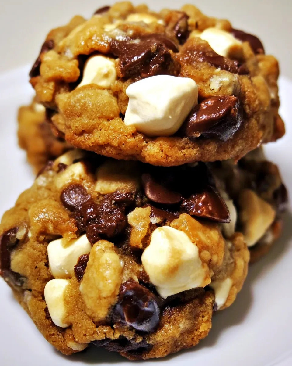 Classic Chewy Smores Cookies image