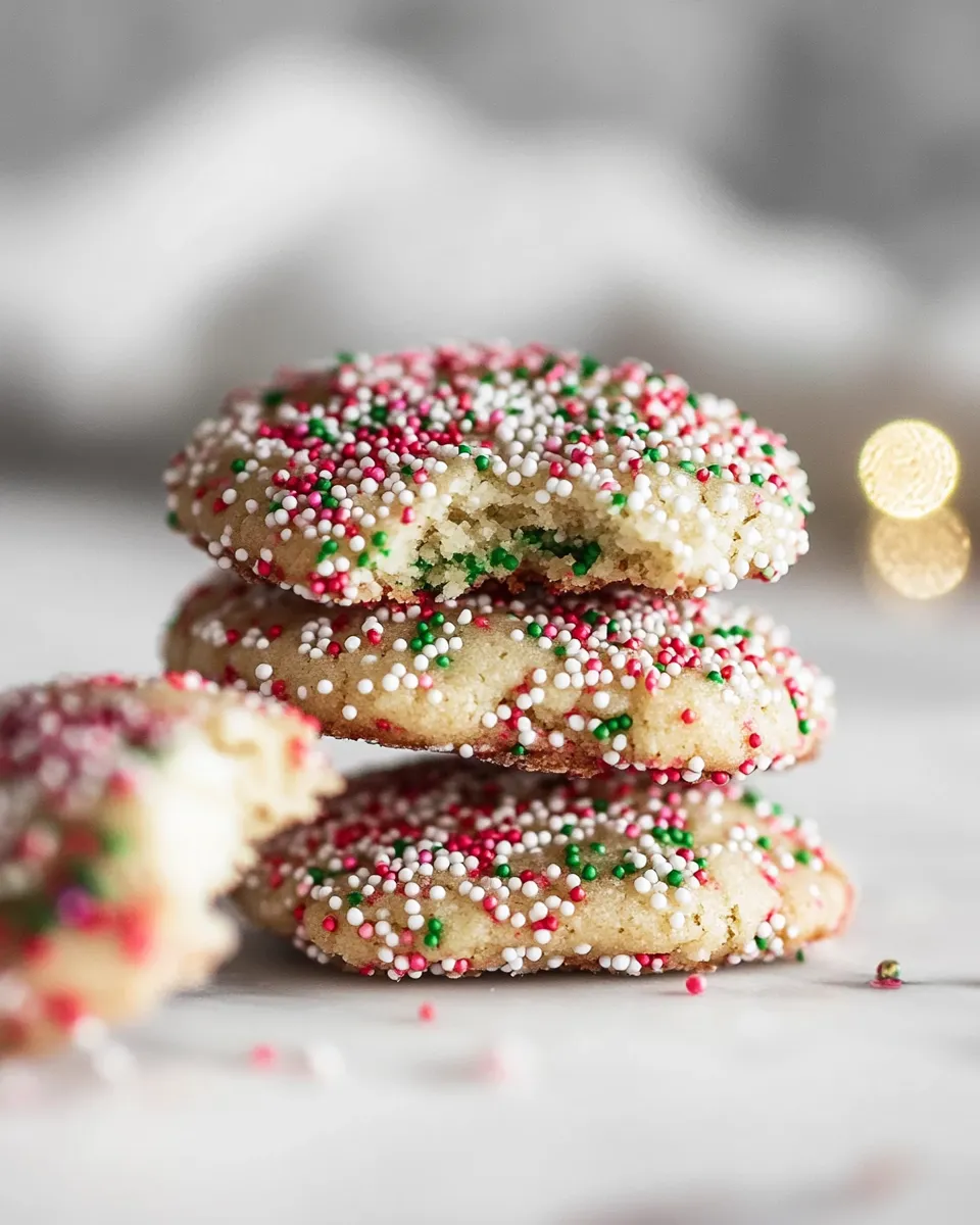 Fresh Chewy Sprinkle Cookies. recipe image