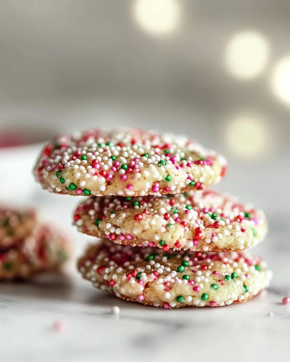 Homemade Chewy Sprinkle Cookies. picture