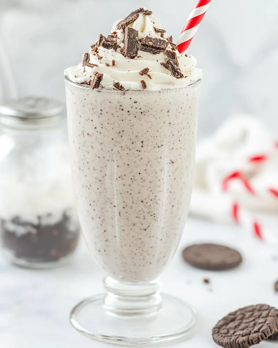 Easy Chick-fil-A Cookies and Cream Milkshake picture