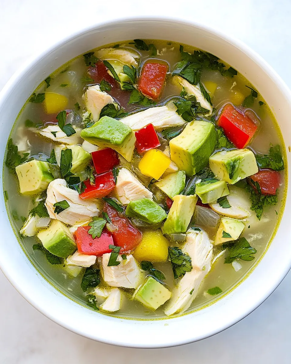 Classic Chicken Avocado Soup image