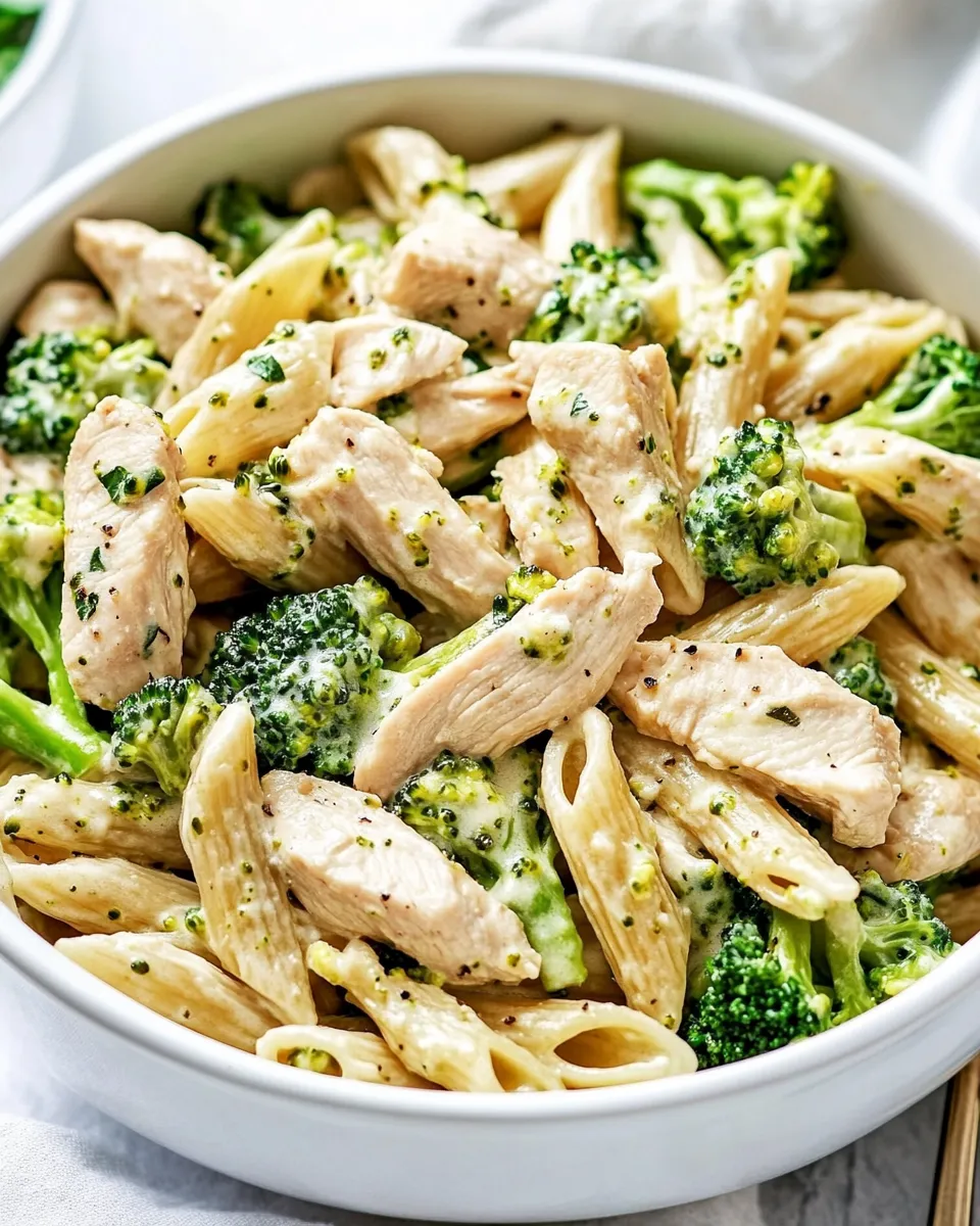 Best Chicken Broccoli Pasta shot