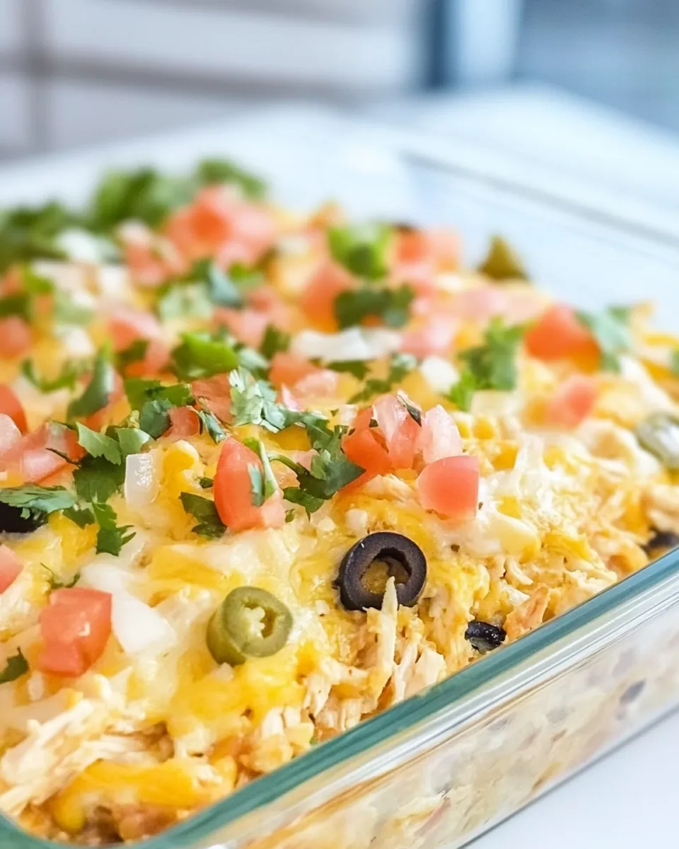 Easy Chicken Burrito Casserole picture