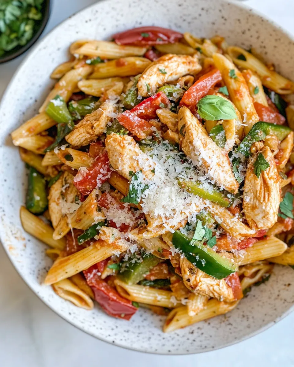 Homemade Chicken Fajita Pasta photo
