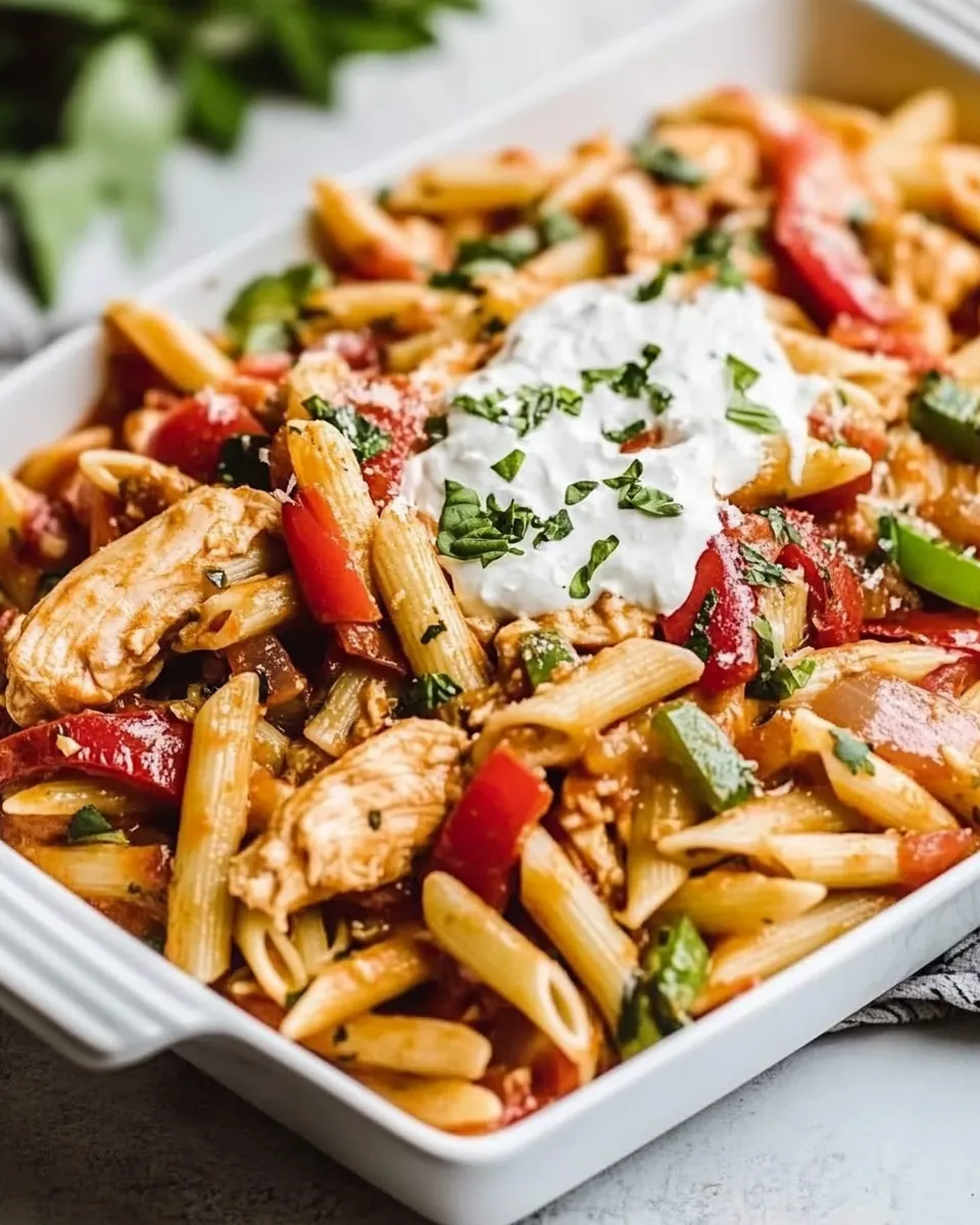 Classic Chicken Fajita Pasta image