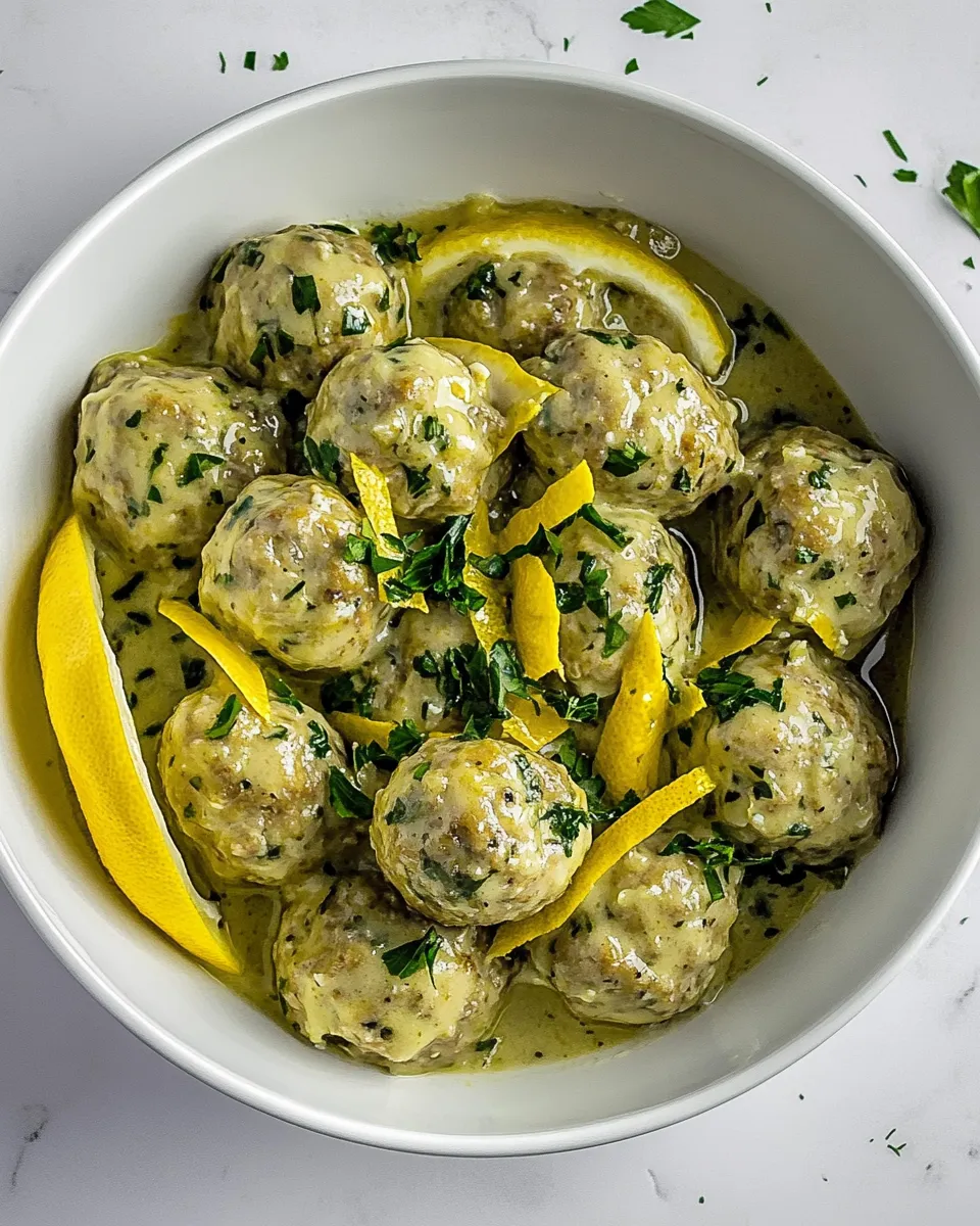 Easy Chicken Piccata Meatballs picture