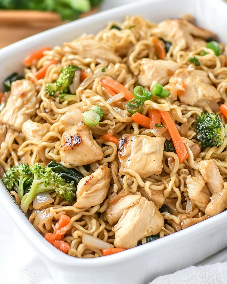 Classic Chicken Ramen Stir-Fry recipe photo