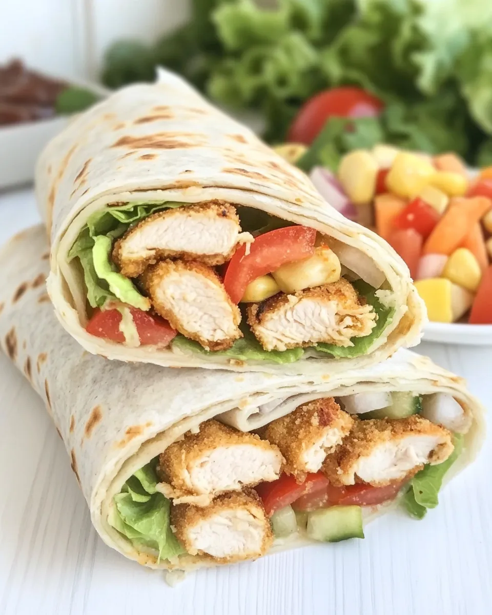 Classic Chicken Tender Wraps image