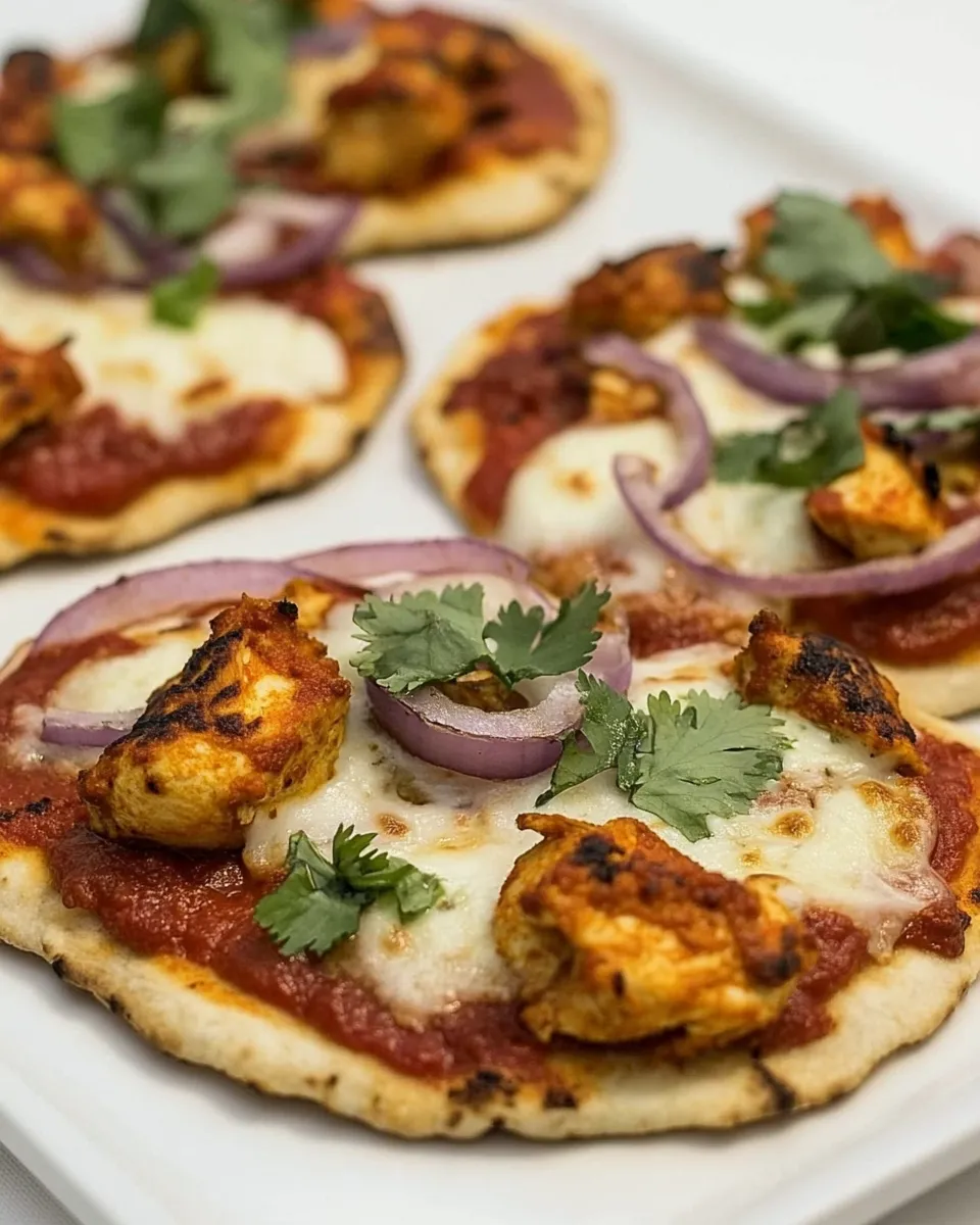 Classic Chicken Tikka Pizzas photo