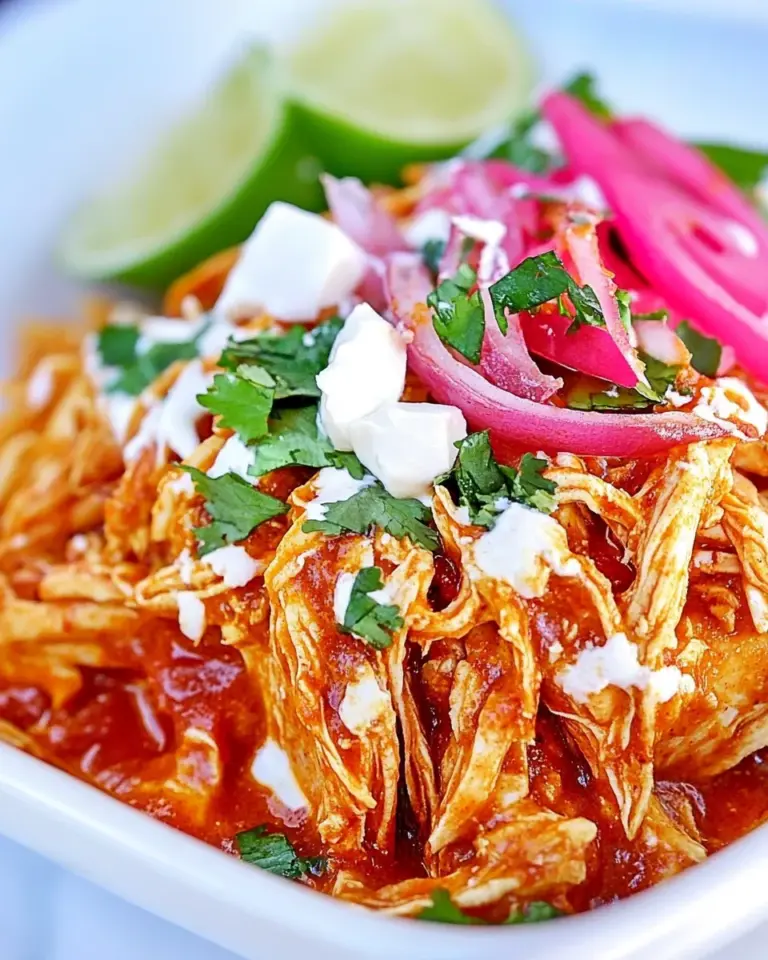 Homemade Chicken Tinga Recipe photo