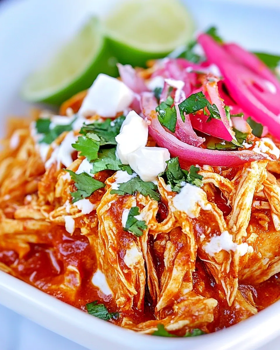 Homemade Chicken Tinga Recipe photo