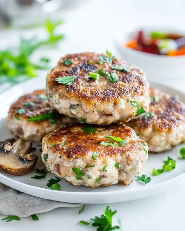 Homemade Chicken and Mushroom Patties (Kotlety) photo