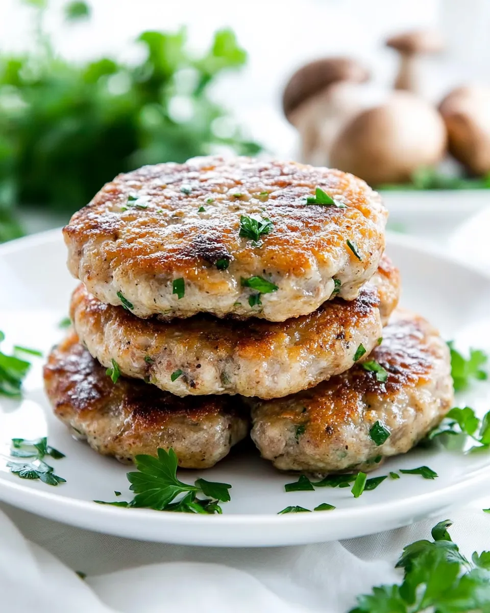 Classic Chicken and Mushroom Patties (Kotlety) image