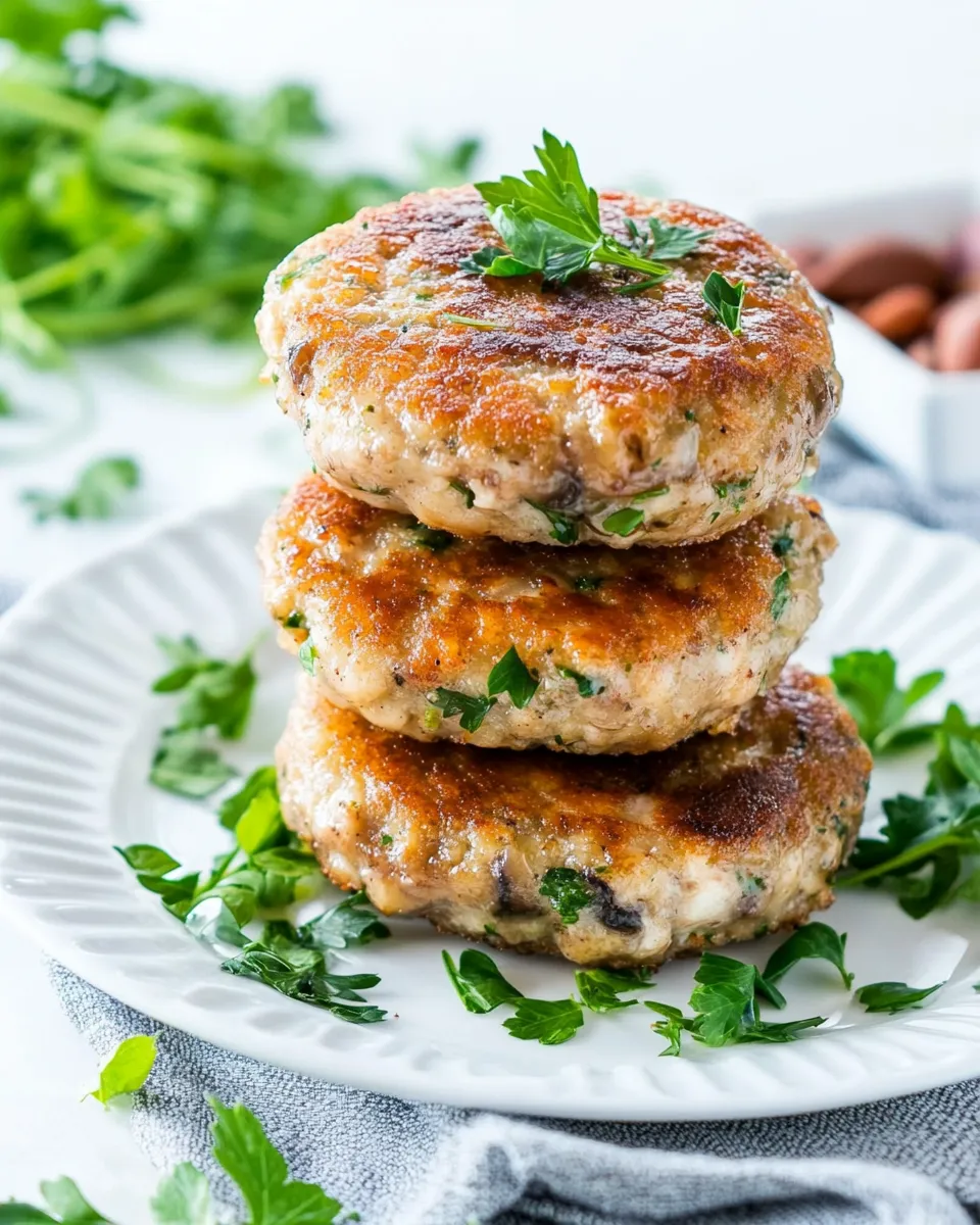 Easy Chicken and Mushroom Patties (Kotlety) recipe photo