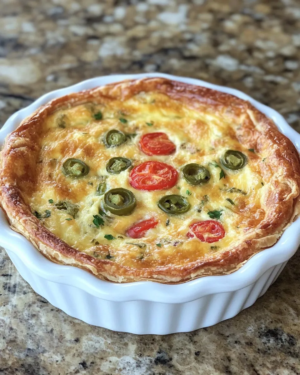 Classic Chile Relleno Quiche image