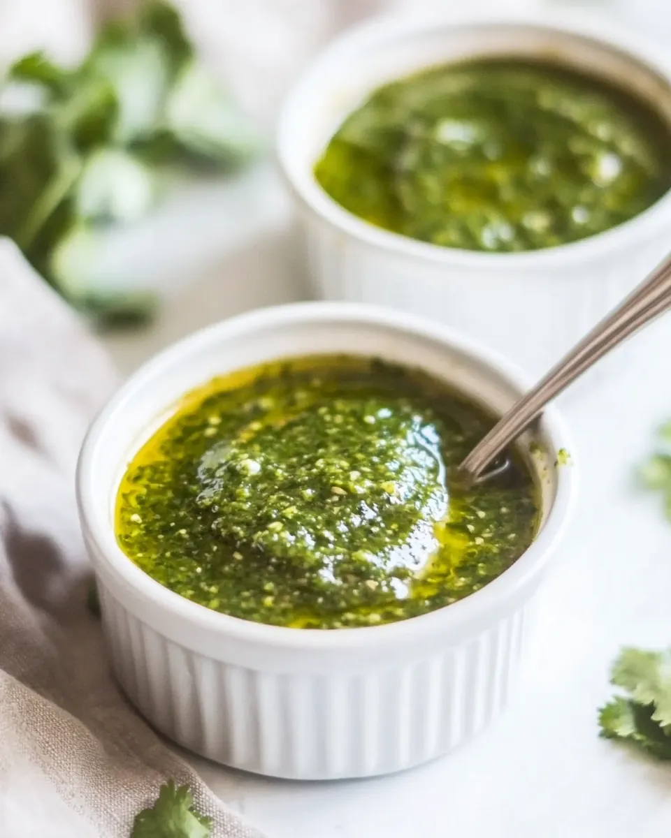 Homemade Chimichurri Sauce Recipe photo