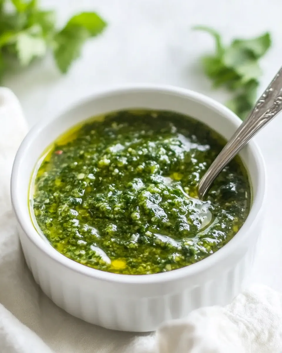 Classic Chimichurri Sauce Recipe image