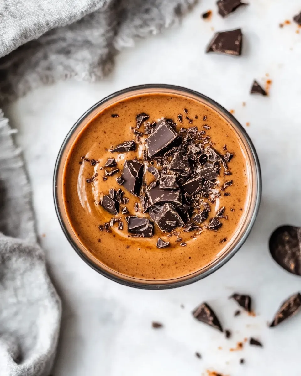 Easy Chocolate Banana Smoothie With Cayenne image