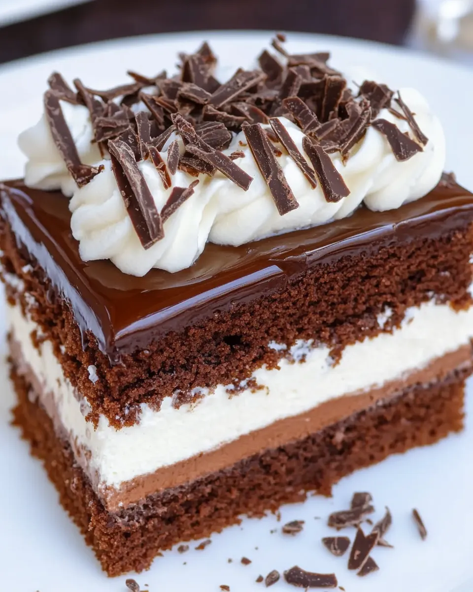 Classic Chocolate Cake with Cream Cheese & Condensed Milk image