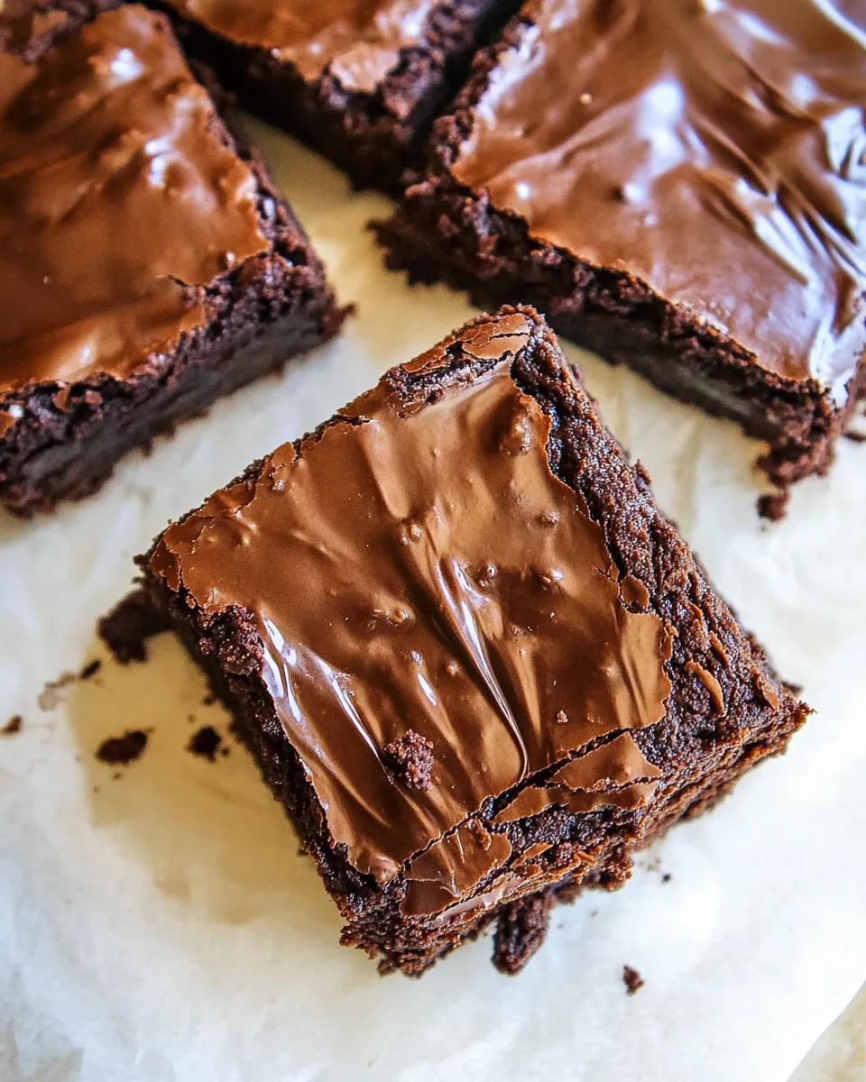 Easy Chocolate Chickpea Brownies picture